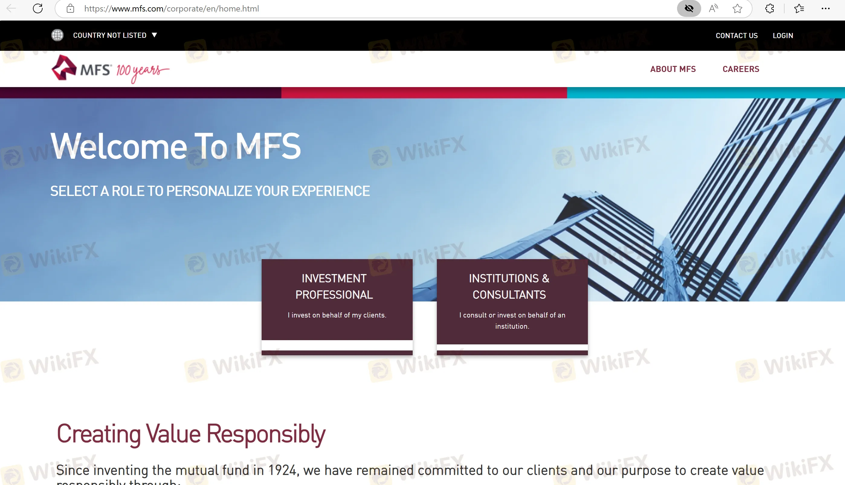 MFSのホームページ MFSのホームページ