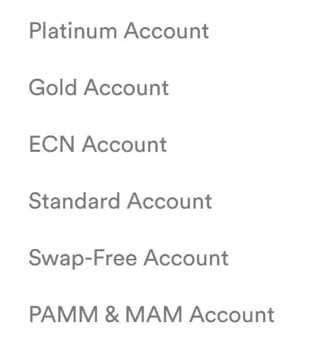 Account Type Account Type