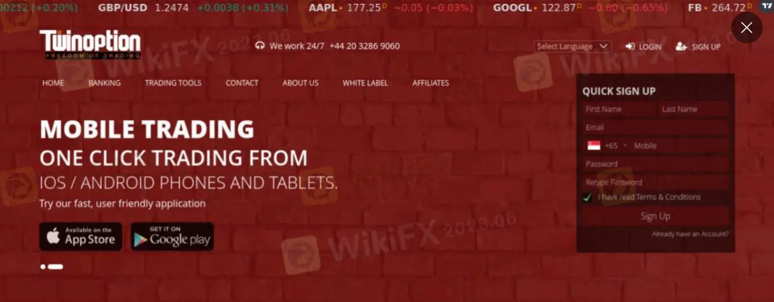 Twinoption Information Twinoption Information