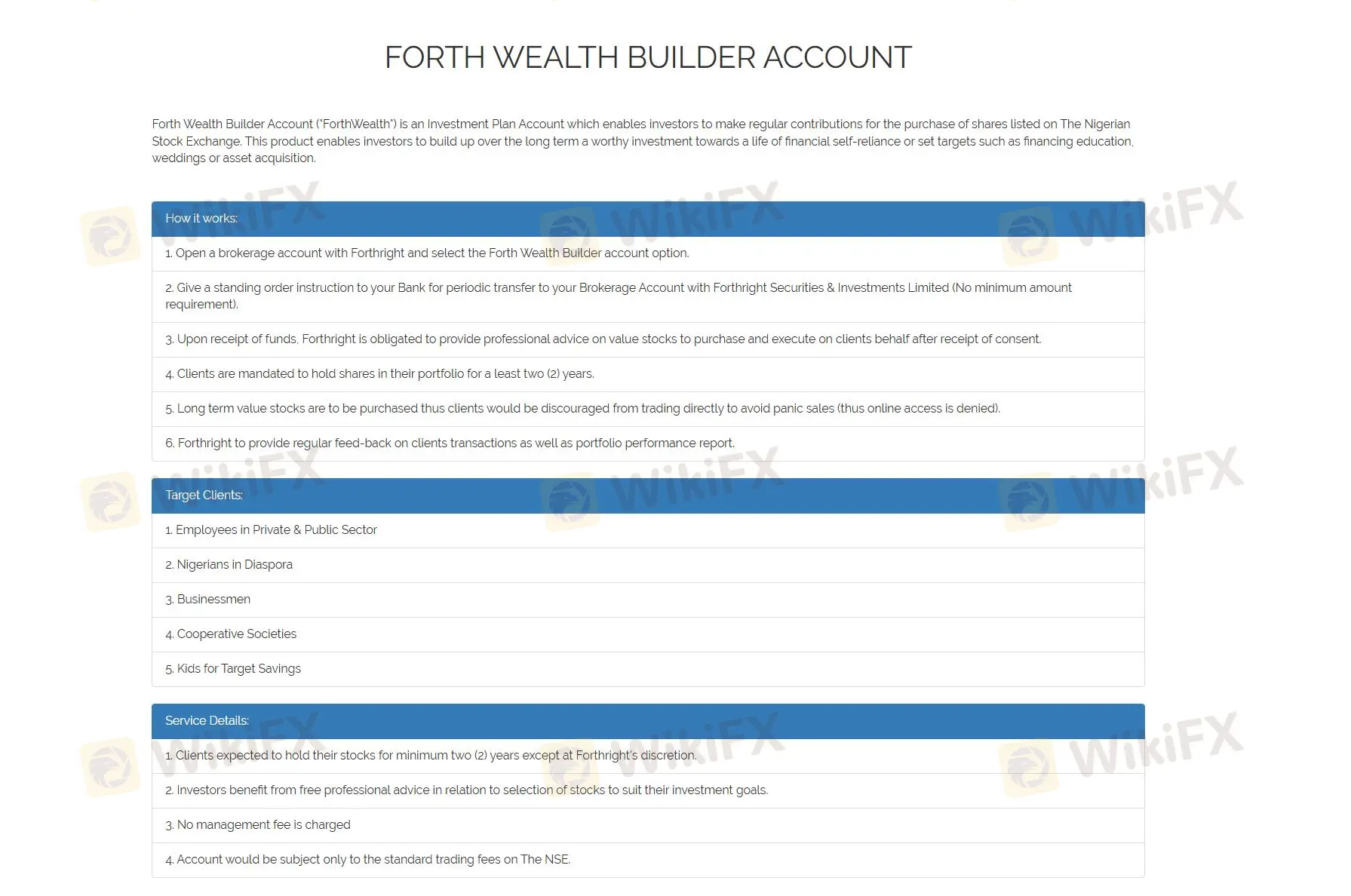 Type de compte Type de compte