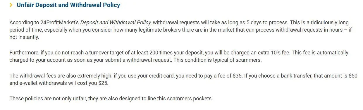 Deposit and Withdrawal Deposit and Withdrawal