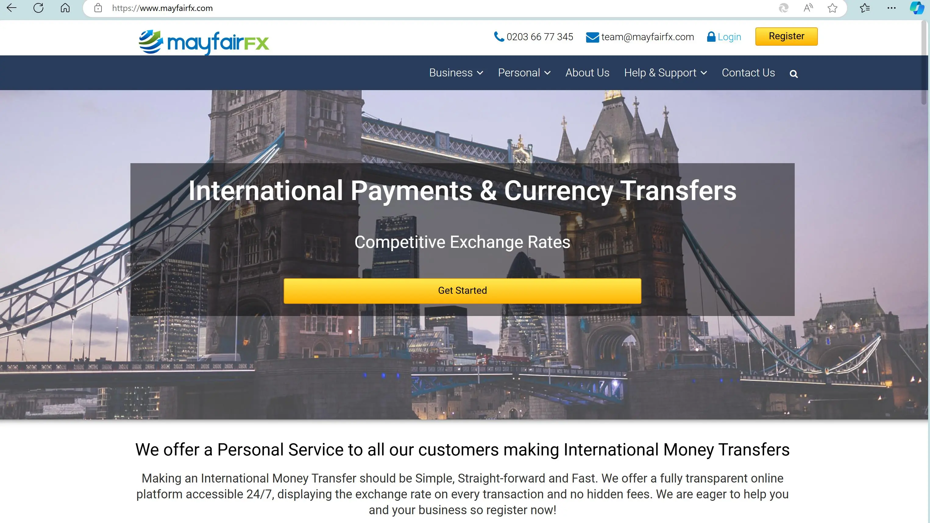 Mayfair FX的主页