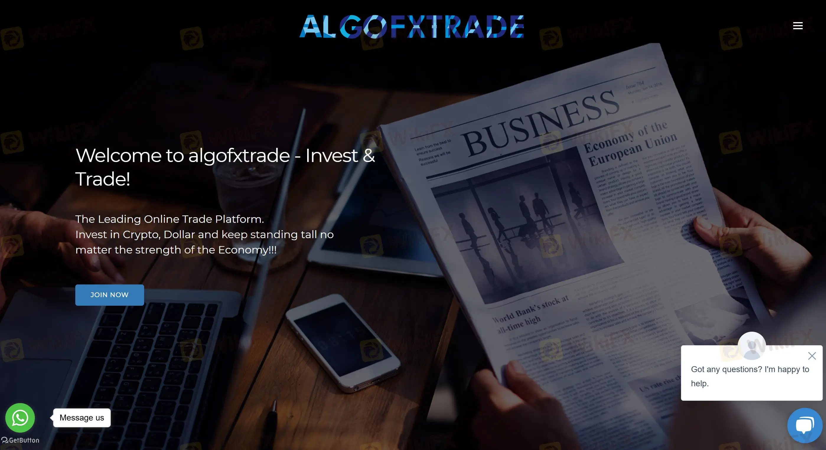 Algofxtrade जानकारी