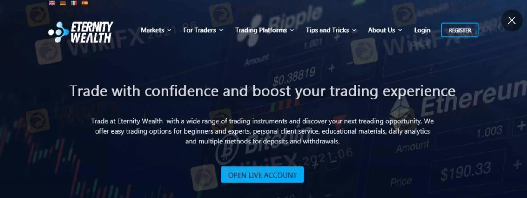 ETERNITY WEALTH Information ETERNITY WEALTH Information