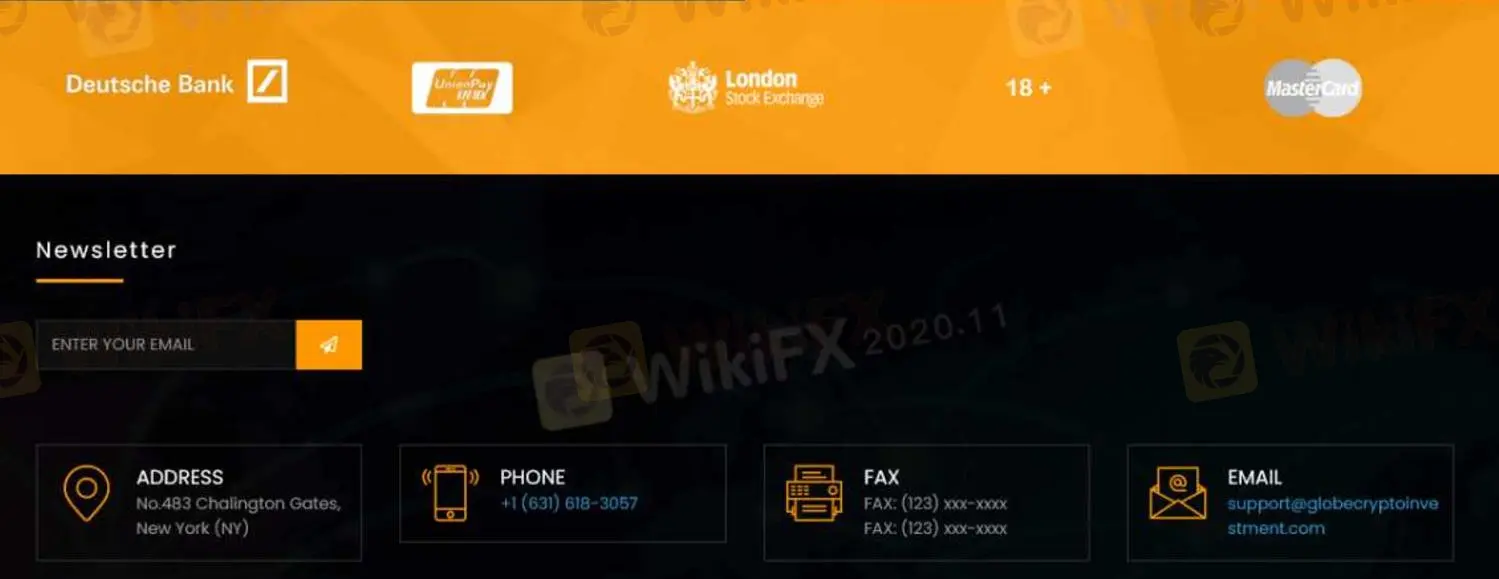 Thông tin Globe Crypto Investment Thông tin Globe Crypto Investment