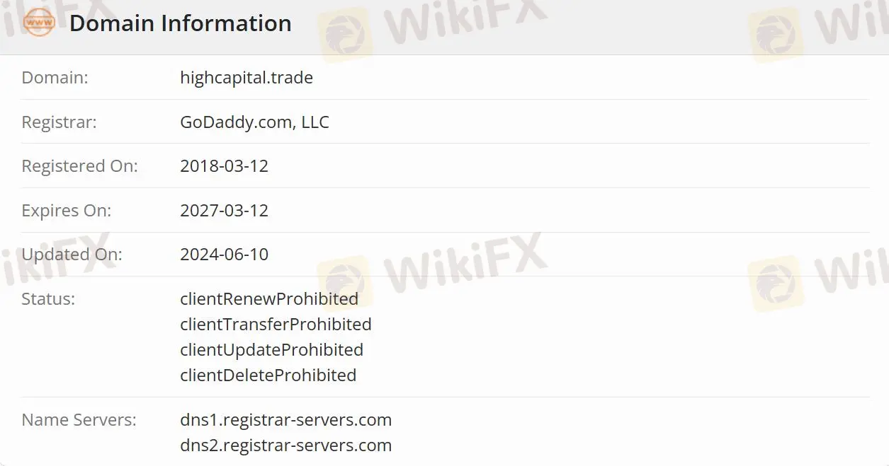 HighCapital 是否合法? HighCapital 是否合法?