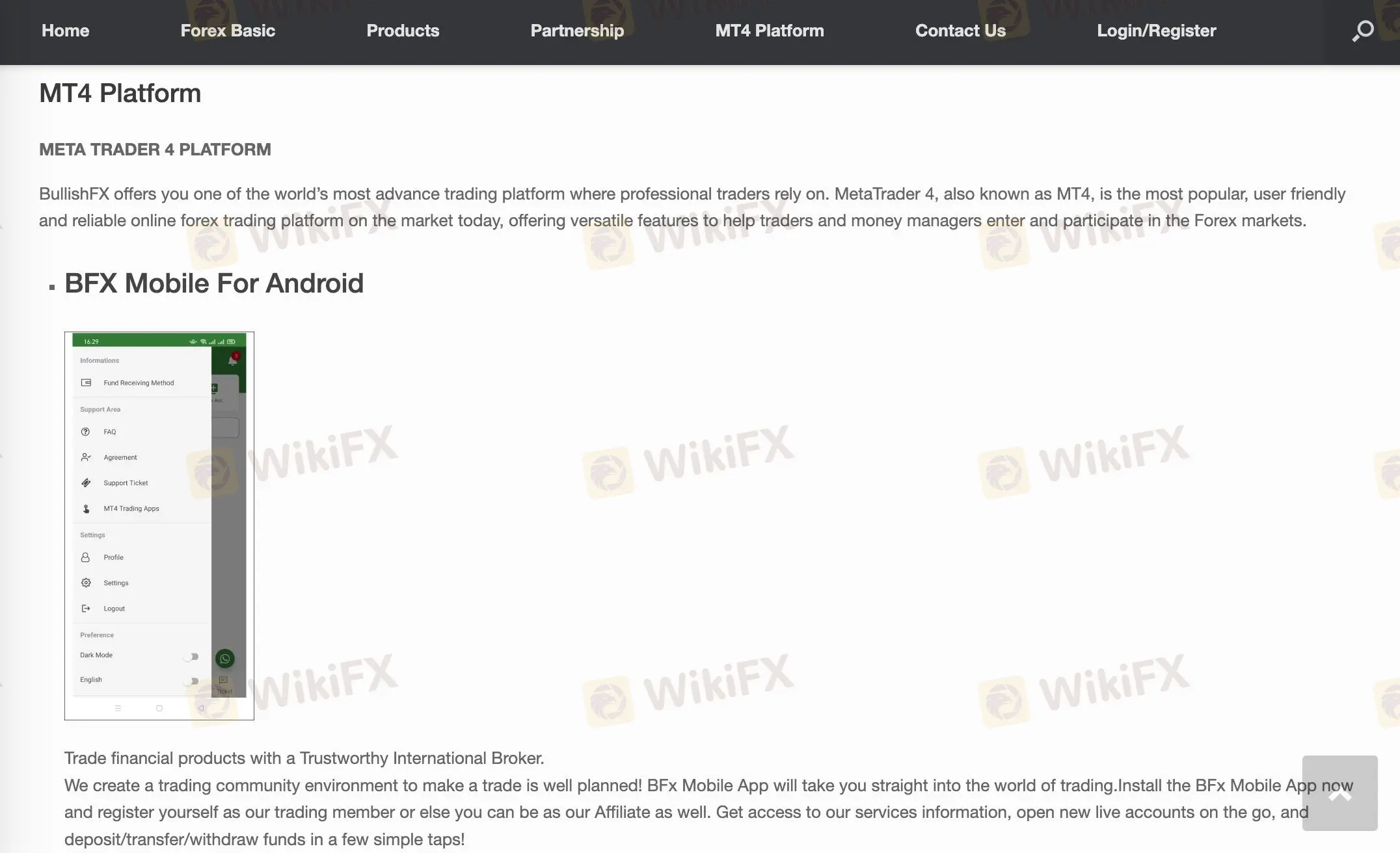 Plateforme de trading