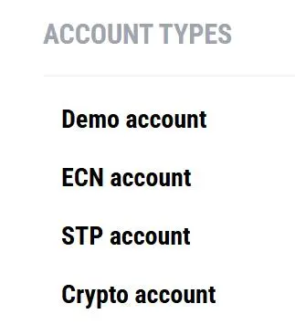 Account Type Account Type