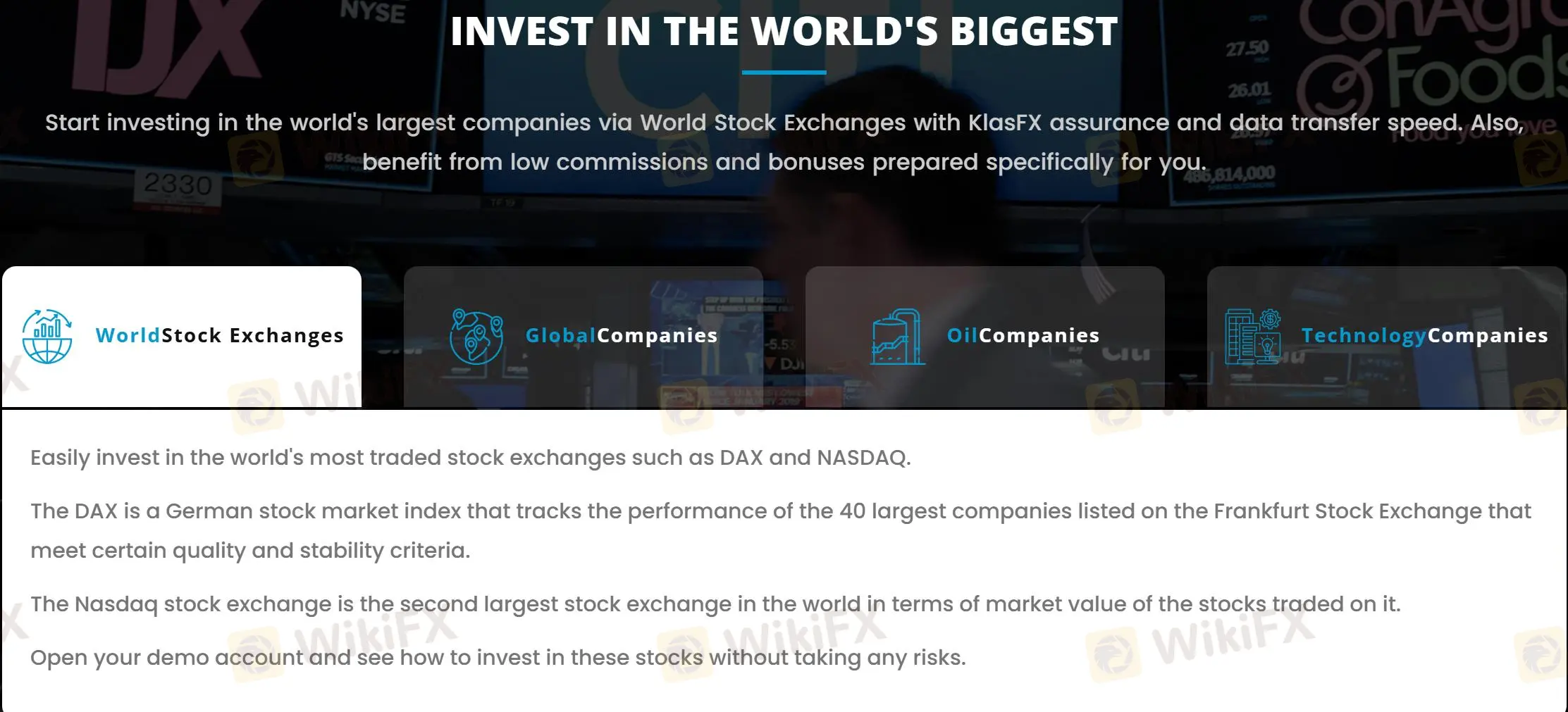 KLASFX 提供哪些产品？