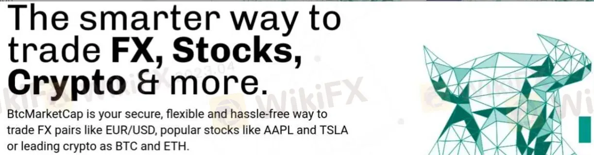 Informações do BtcMarketCap