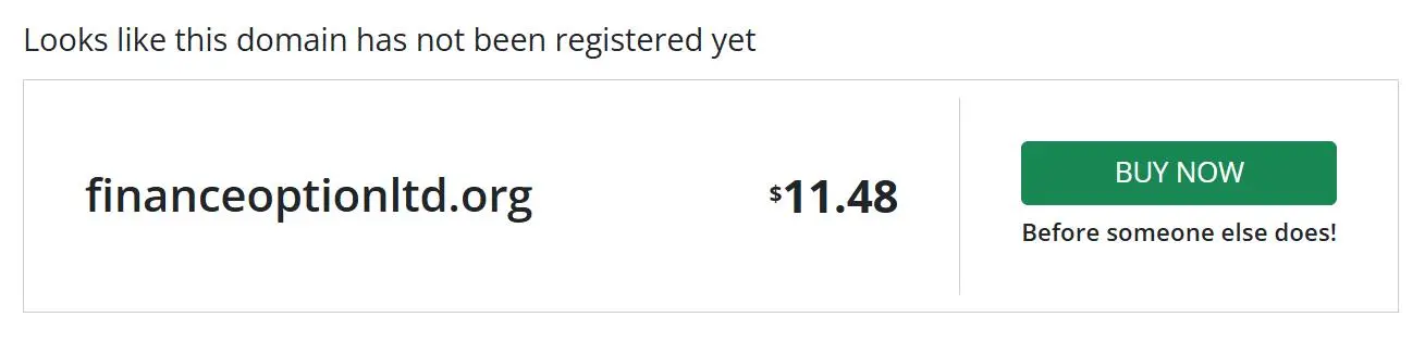 Is financeoptionltd.org Legit?