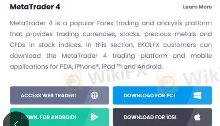 Plataforma de trading