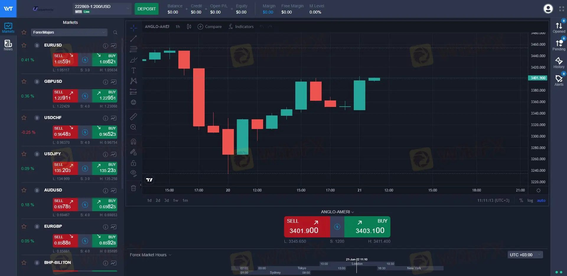 Web trader