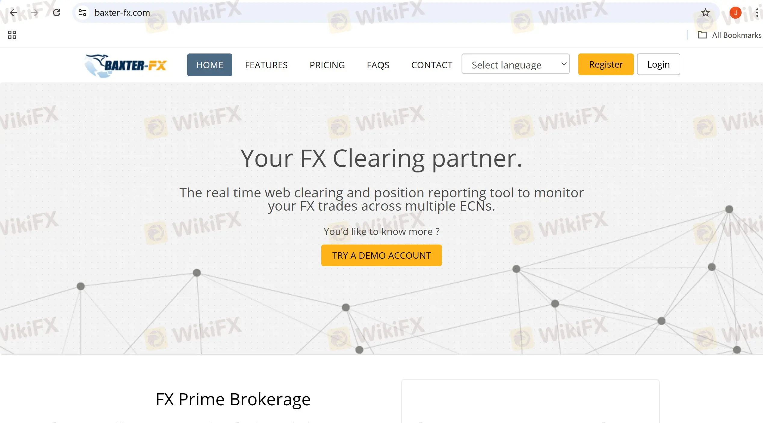 BAXTER's homepage