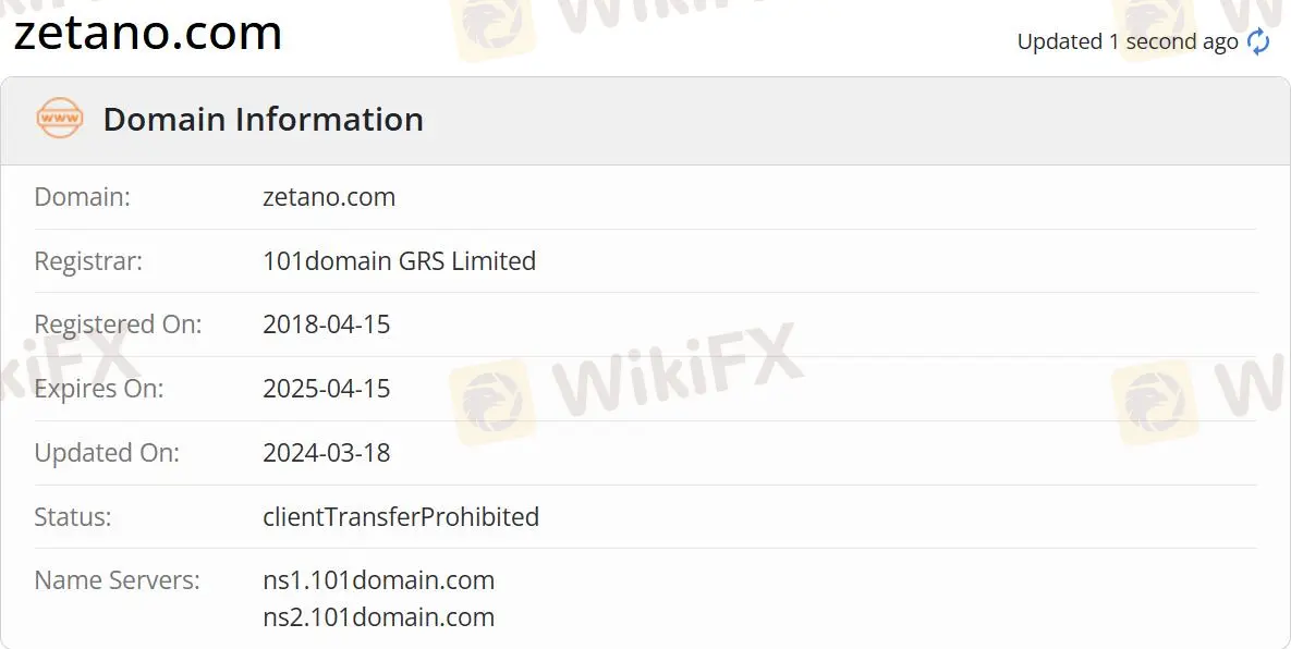 Domain information Domain information