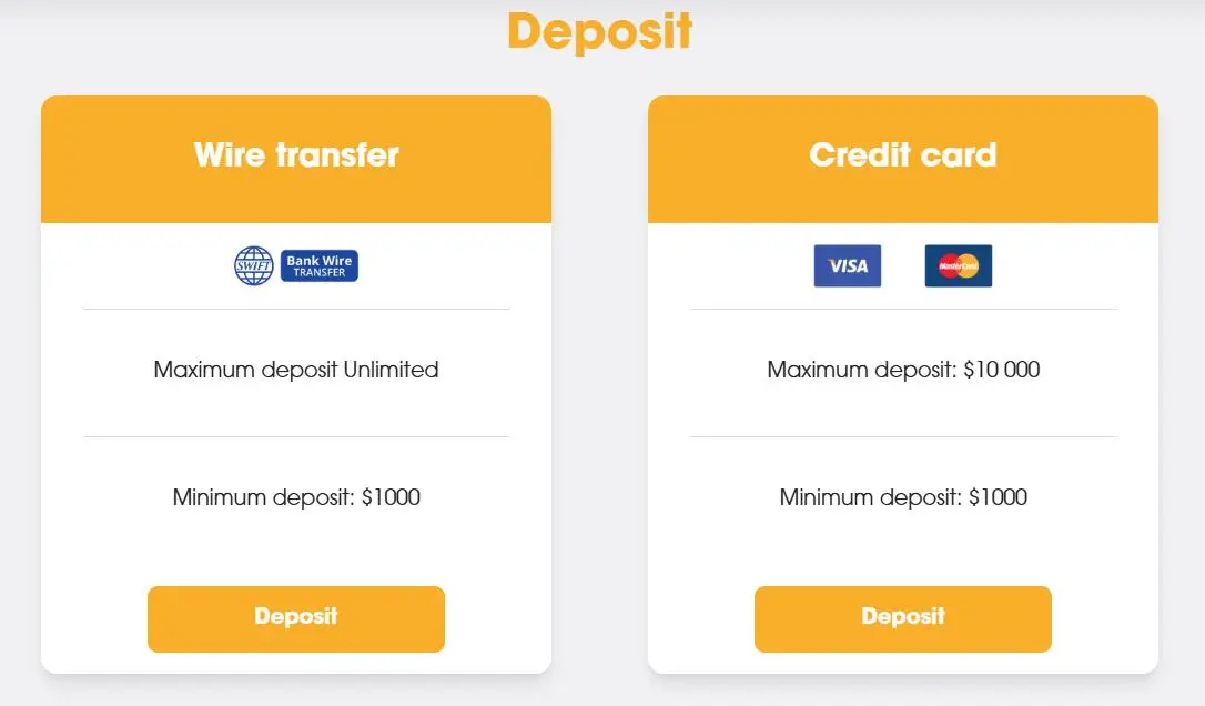 Deposit 