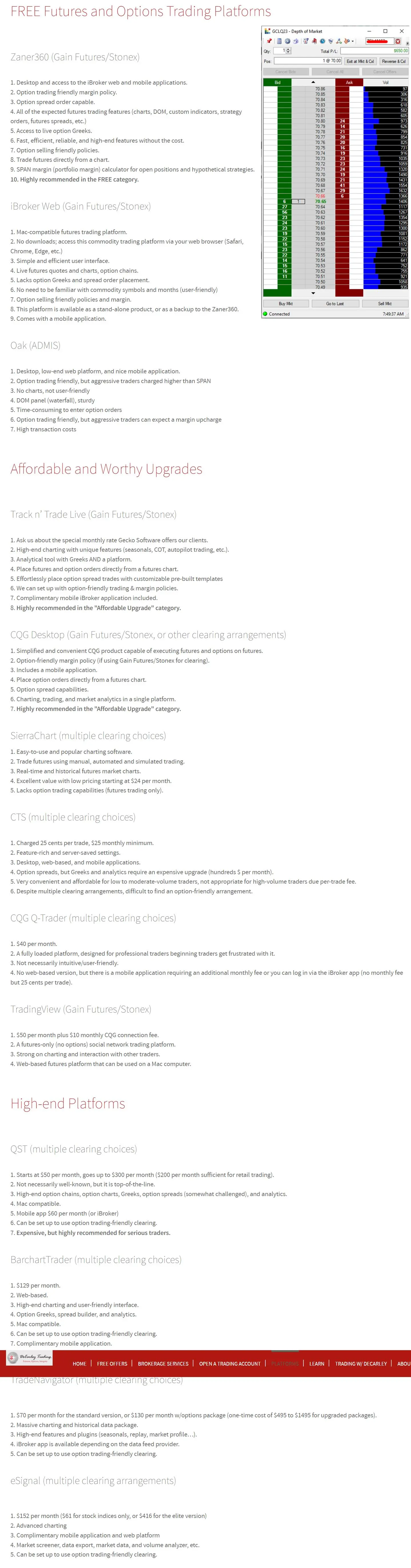 Handelsplattform Handelsplattform