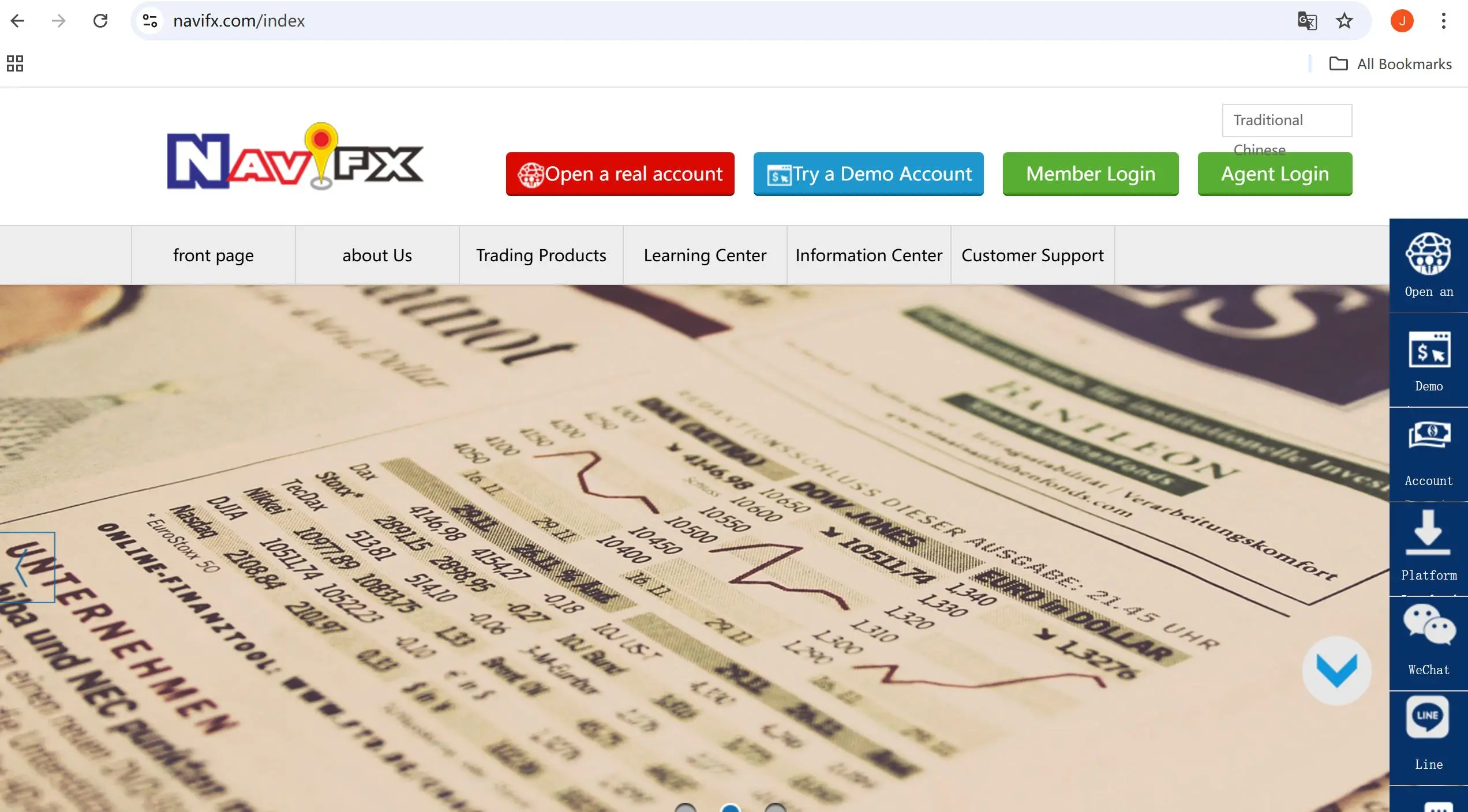 NAVIFX's homepage