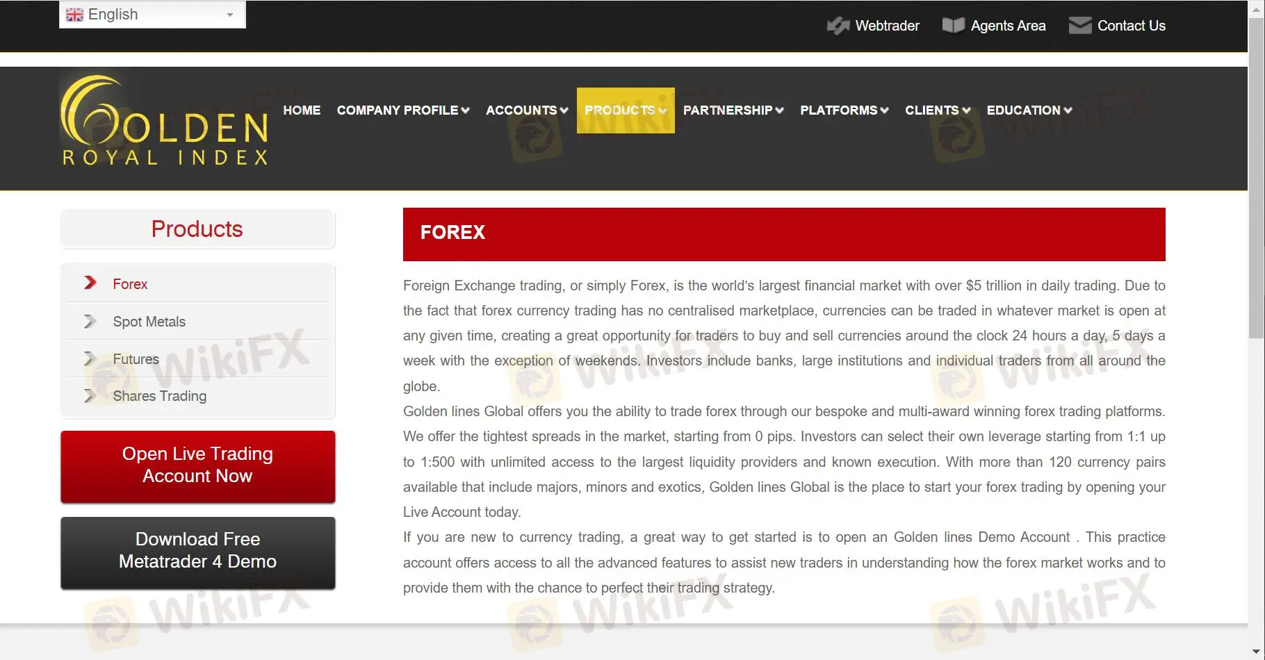 在Golden Royal Index上可以交易什么? 在Golden Royal Index上可以交易什么?