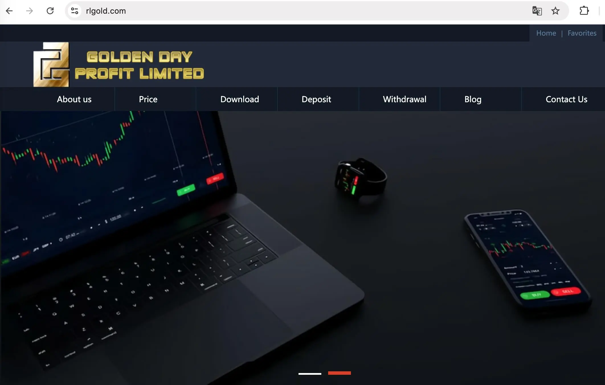 GOLDEN DAY PROFIT's homepage GOLDEN DAY PROFIT's homepage