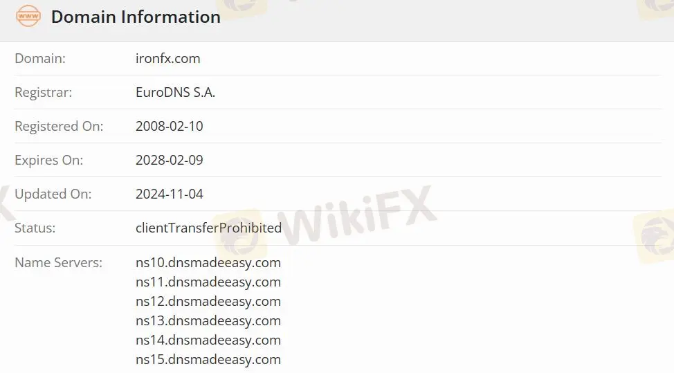 Domain information