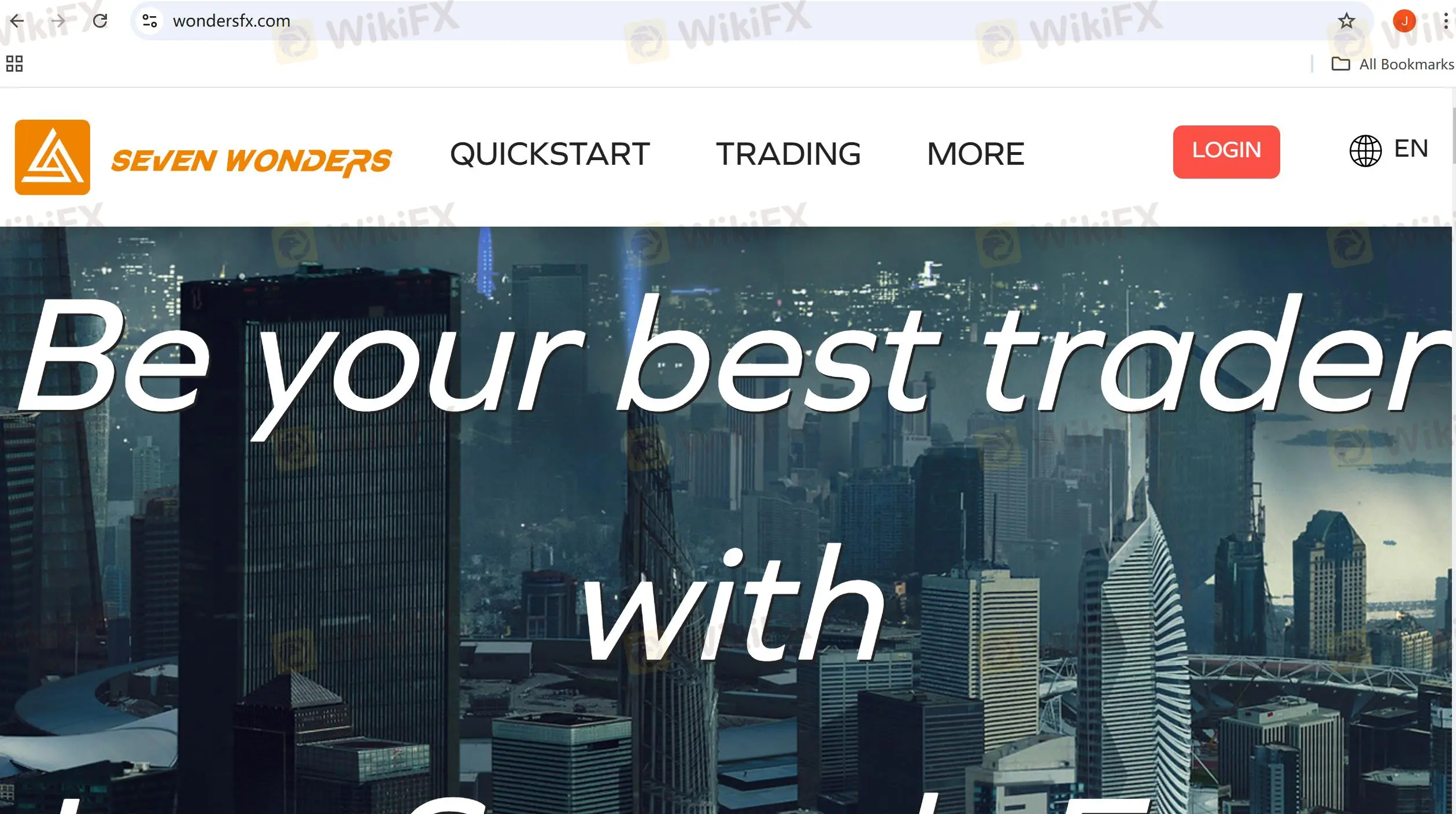 Seven Wonders' ana sayfası Seven Wonders' ana sayfası