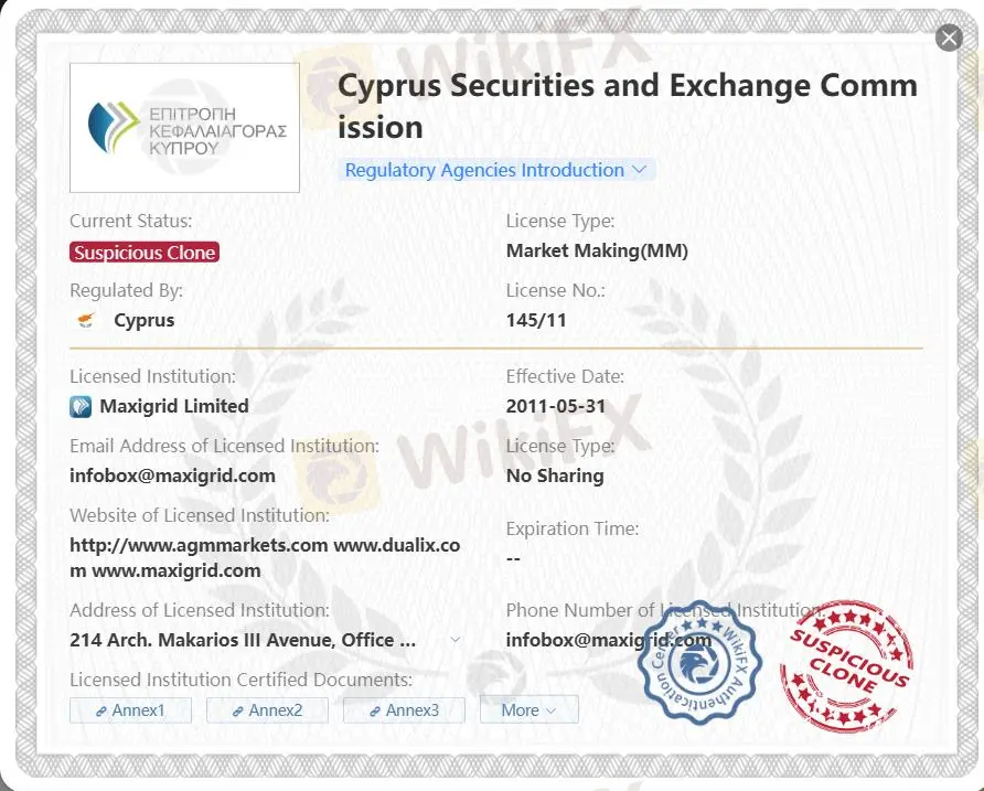 AGM Forex có pháp lý không?