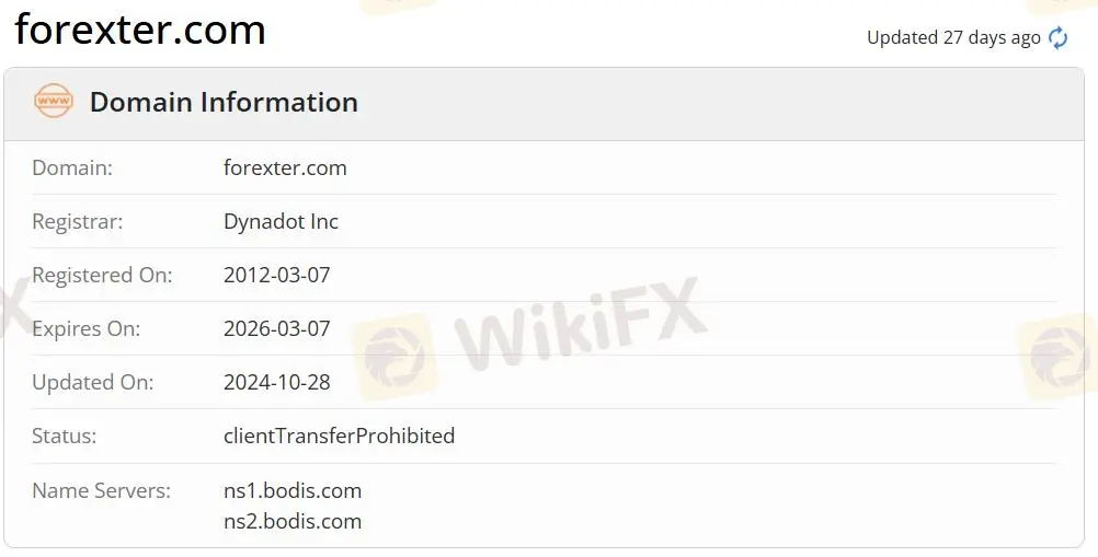 FOREXTER เป็นโบรกเกอร์ที่ถูกต้องหรือไม่?