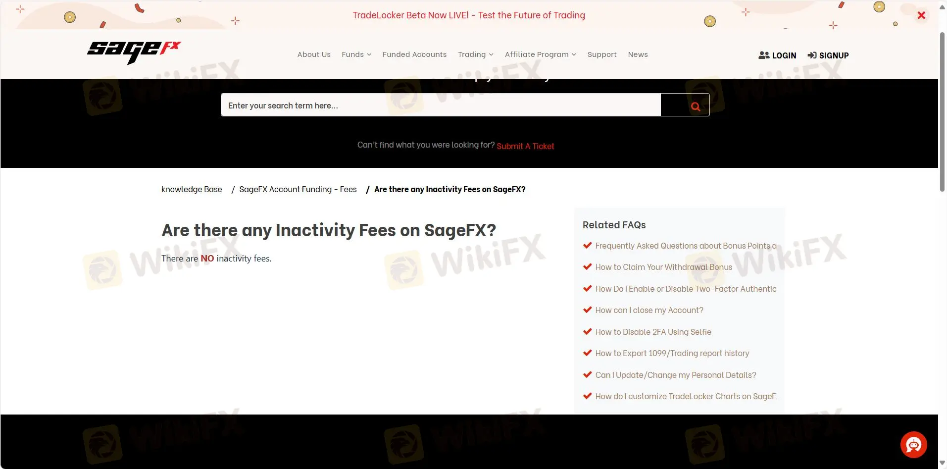 Sage FX Fees