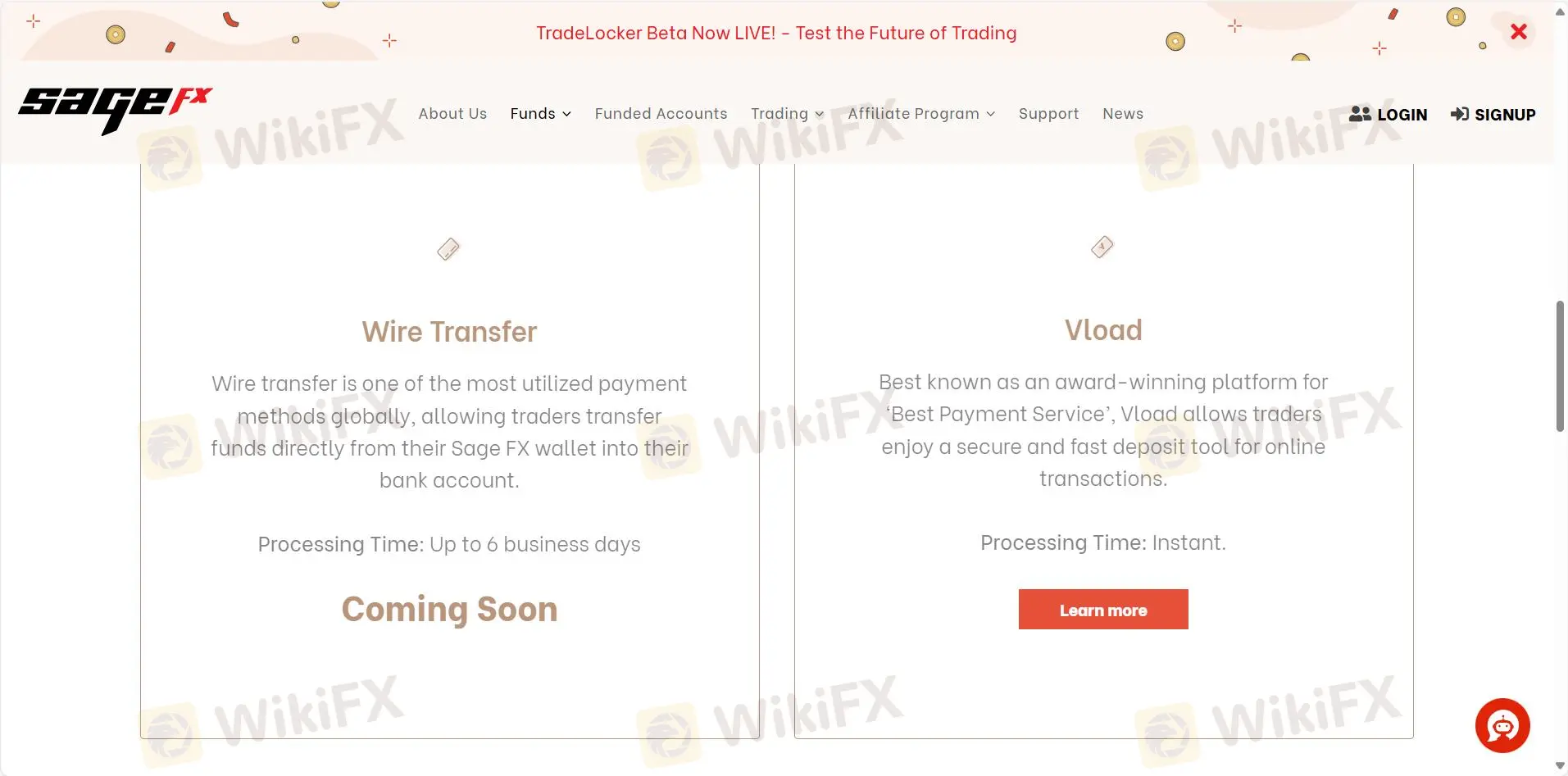 Deposit and Withdrawal