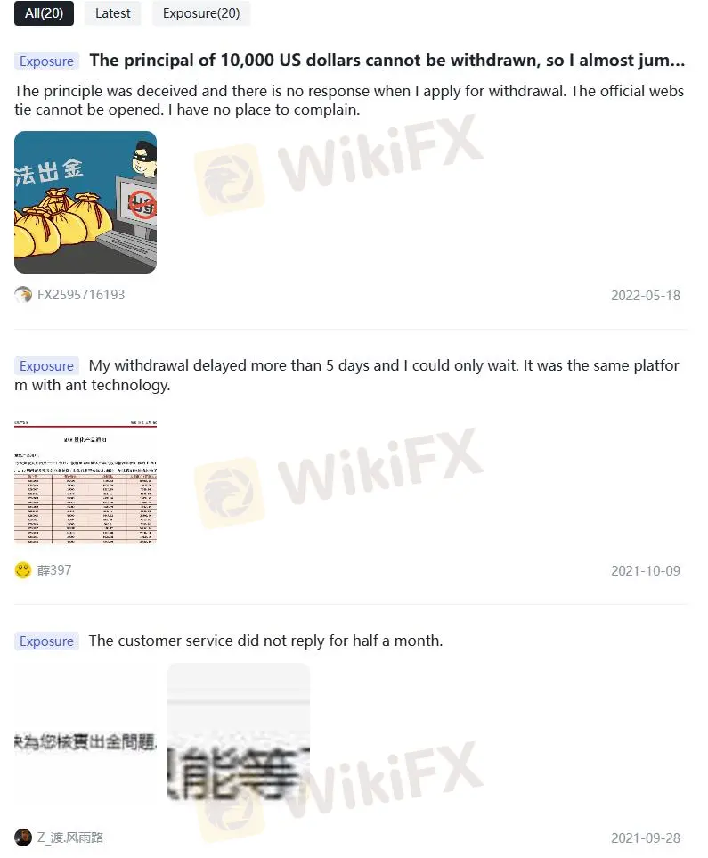 Avis négatifs sur Koderan Forex sur WikiFX