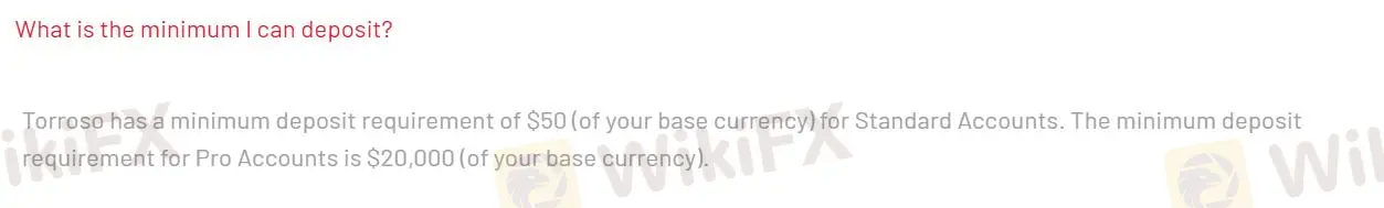 Deposit and Withdrawal