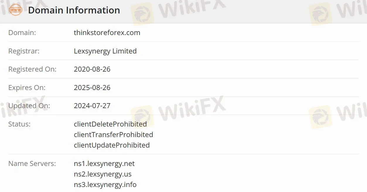 É Thinkstoreforex legítimo?