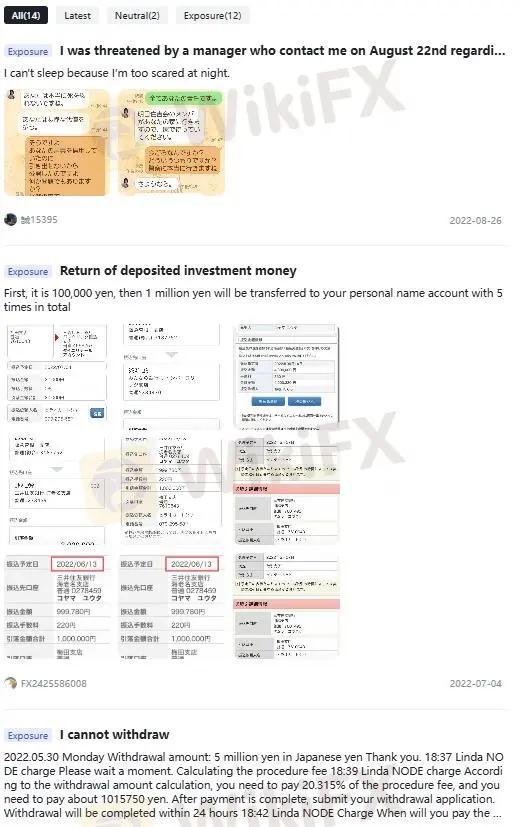 Negative Node Capital Group Reviews on WikiFX