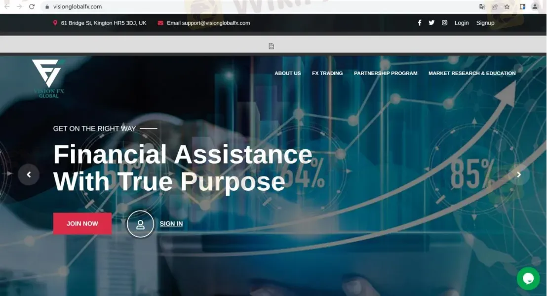 VISION GLOBAL FXs homepage VISION GLOBAL FXs homepage