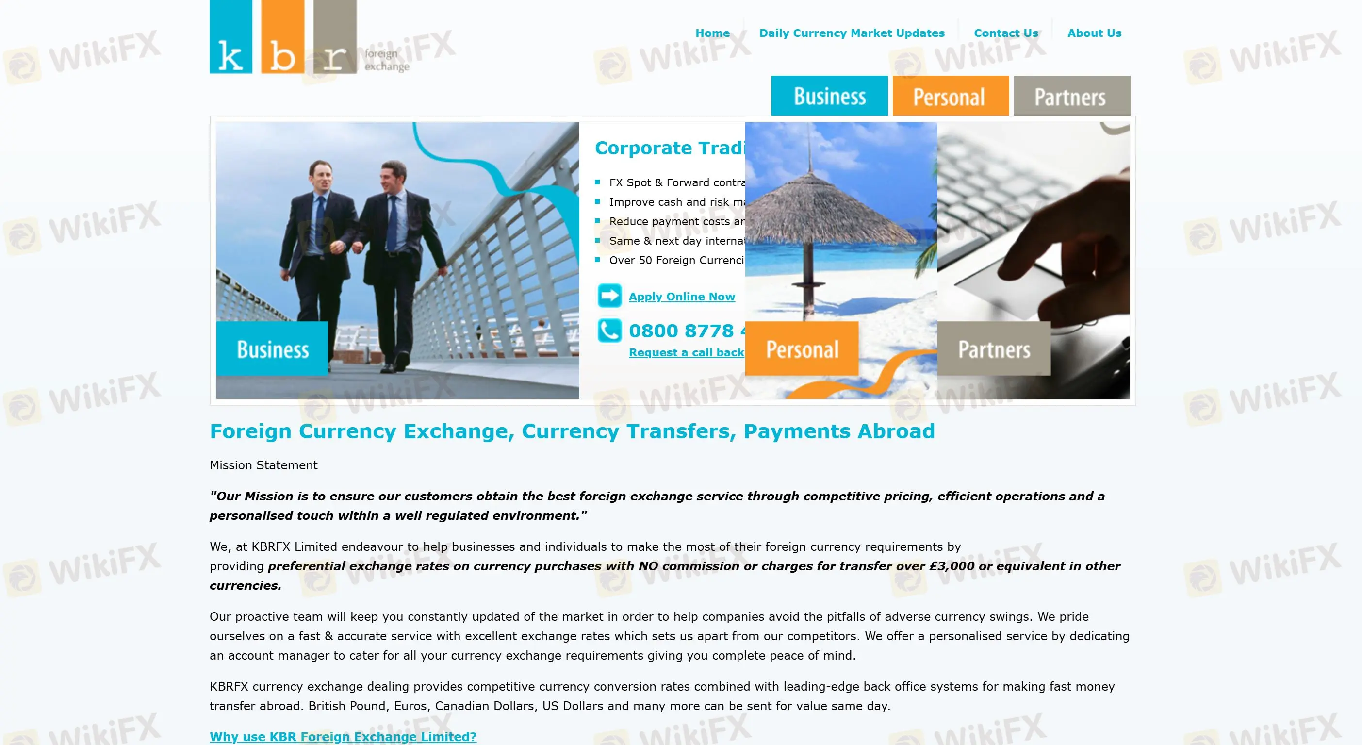Información de KBRFX Información de KBRFX