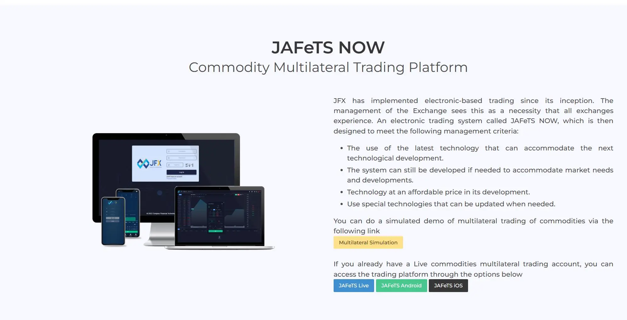 JAFeTS NOW 거래 플랫폼 JAFeTS NOW 거래 플랫폼