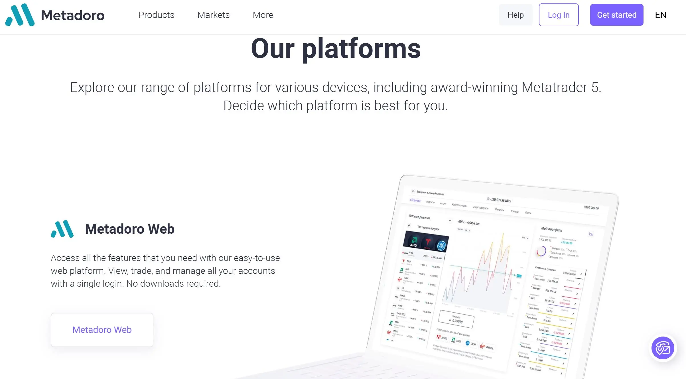 Metadoro Web