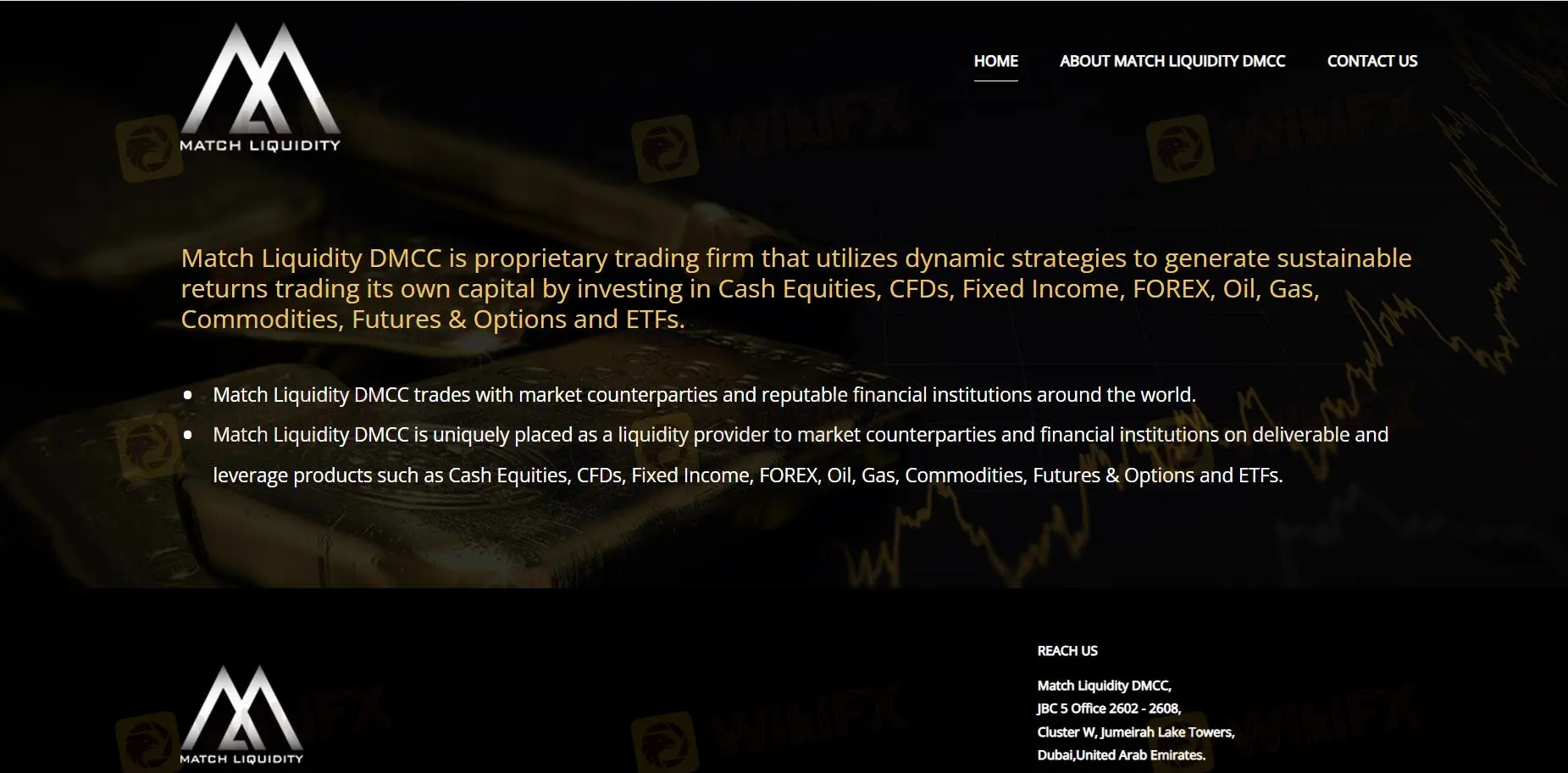 Match Liquidity जानकारी Match Liquidity जानकारी