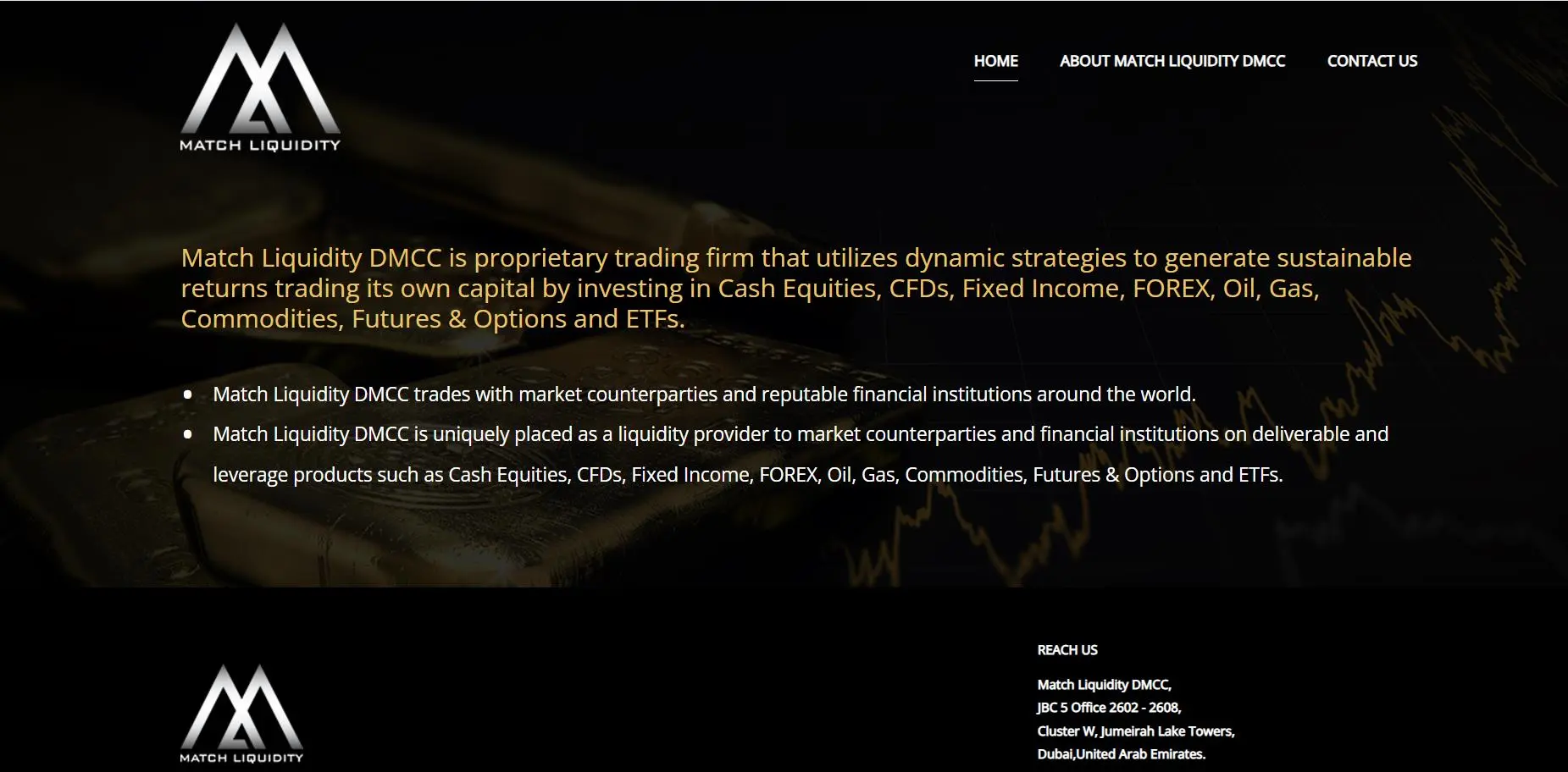 Match Liquidity معلومات Match Liquidity معلومات