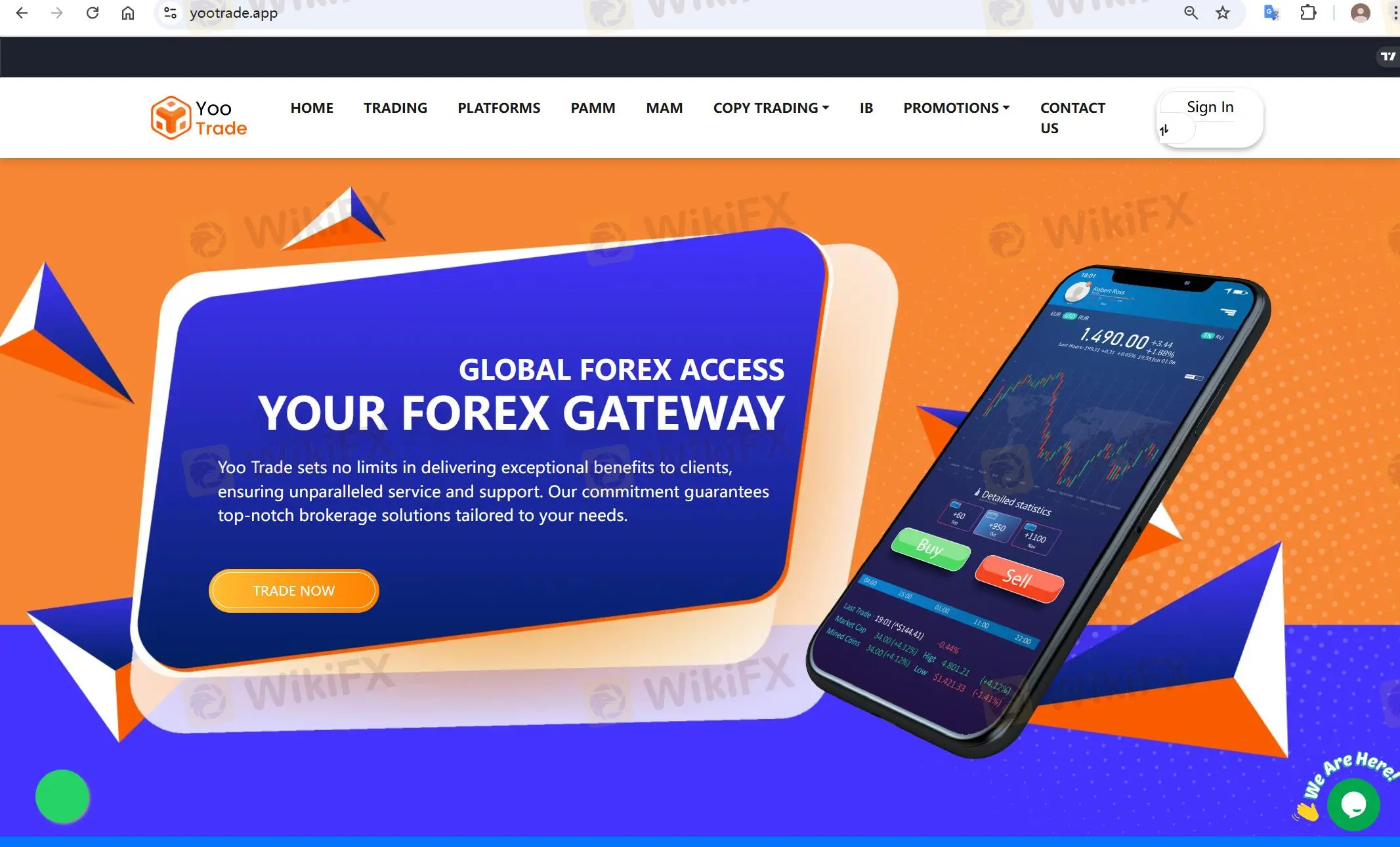 Домашняя страница Yoo Trade Домашняя страница Yoo Trade