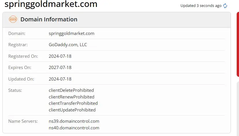 É Spring Gold Market Legítimo? É Spring Gold Market Legítimo?