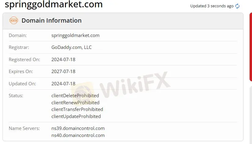 هل Spring Gold Market شرعي؟