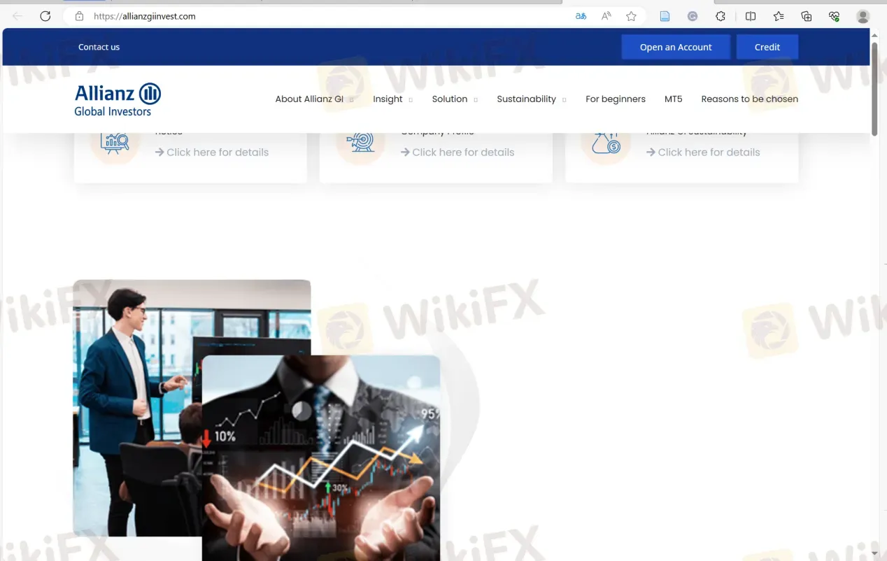 AllianzGI's homepage AllianzGI's homepage