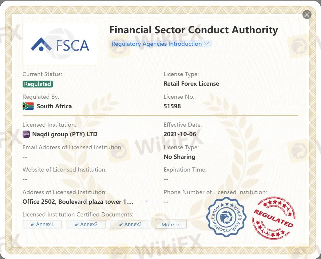 Diatur oleh FSCA