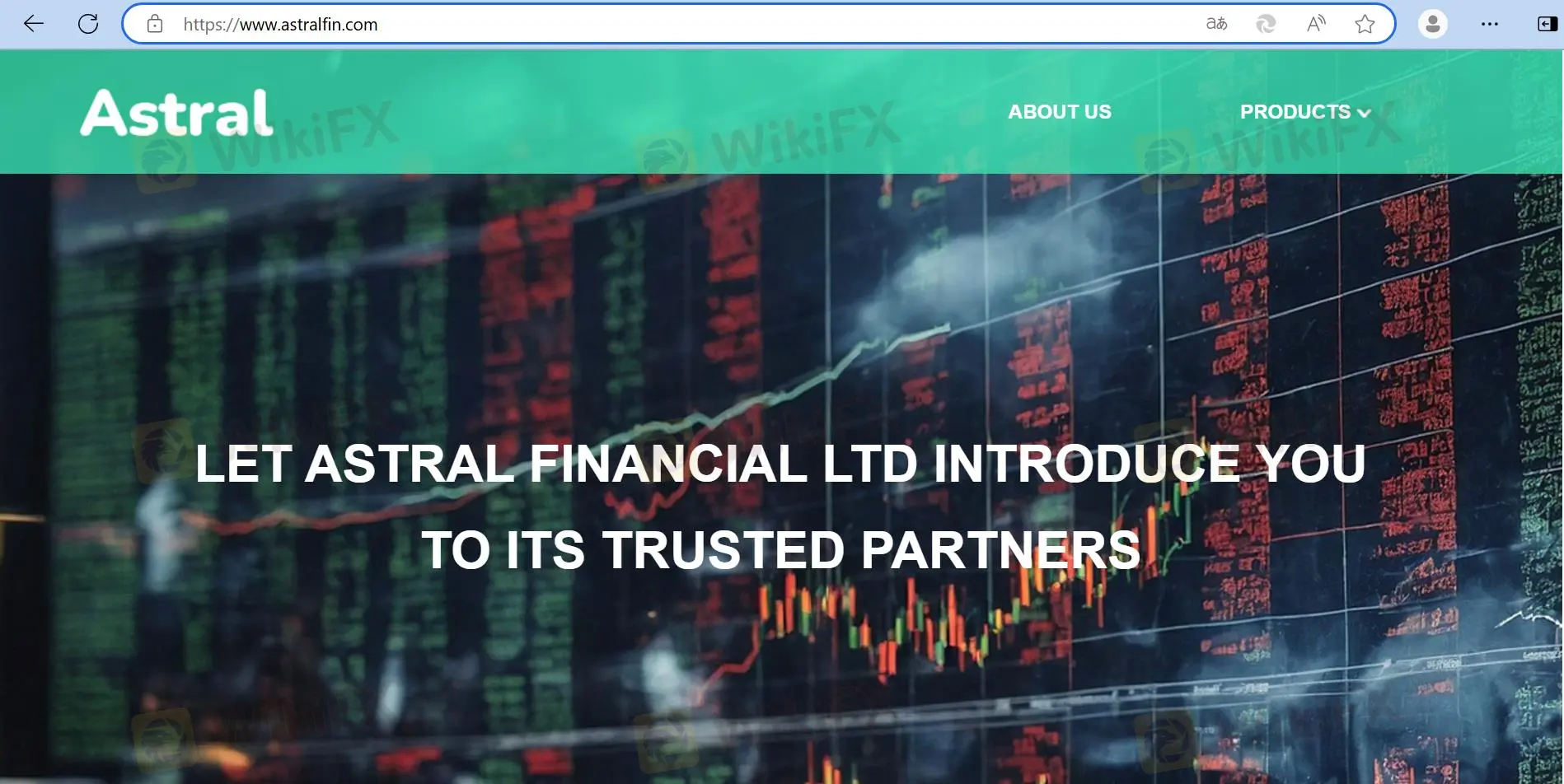Astral's homepage
