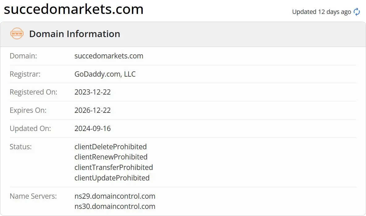 Domain-Informationen Domain-Informationen