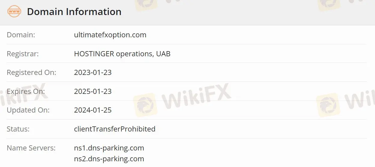 ULTIMATE FX OPTION是否合法? ULTIMATE FX OPTION是否合法?