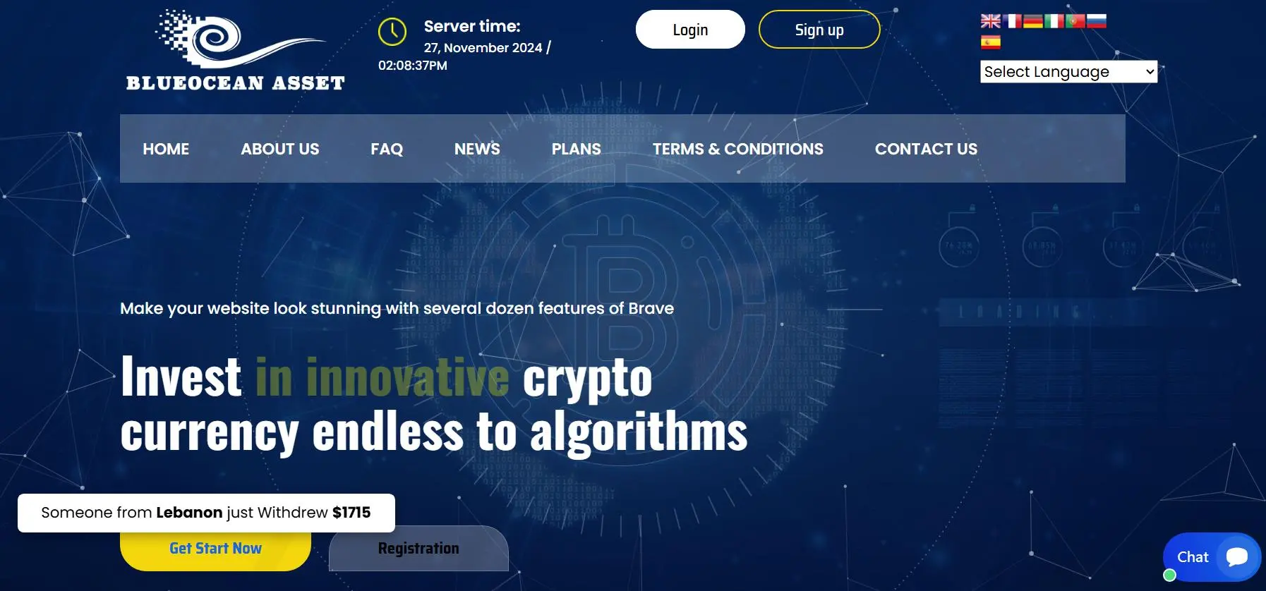 BLUEOCEAN ASSET Information