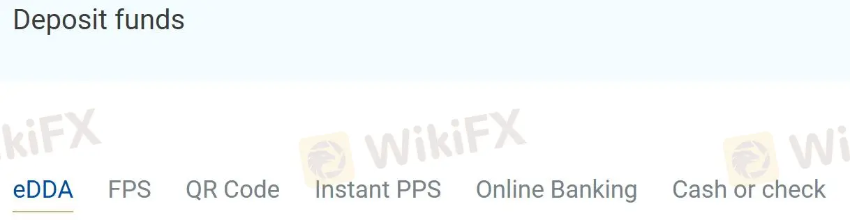 Deposit and Withdrawal